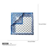 Custom Silk Square Scarf Bandana - Image 5
