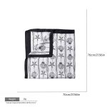 Custom Silk Square Scarf Bandana - Image 8