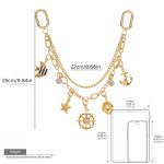 Gold Sea Life Charms for DIY Jewelry - Starfish, Shell, Turtle Pendants for Charm Bar, Bag Hooks, Necklace & Bracelet DIY - Image 4