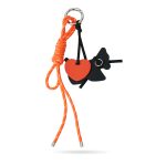 orange rope bag charm