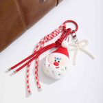 plush santa bag charm