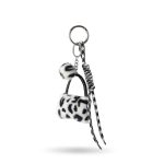 spotted mini bag charm