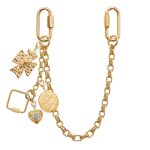celestial metal chain bag charm