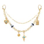 evil eye chain bag charm