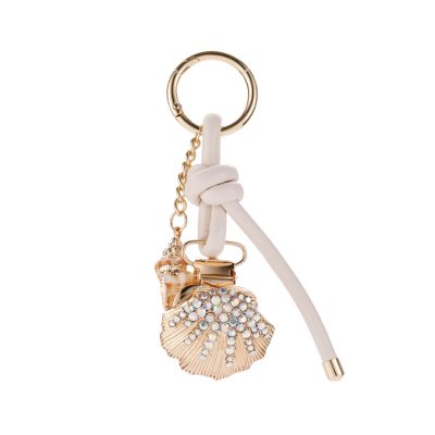 scallop shell hat clip bag charm