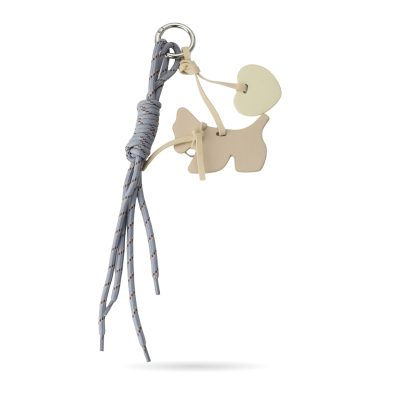 leather dog bag charm