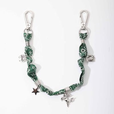 western bandana bag charm