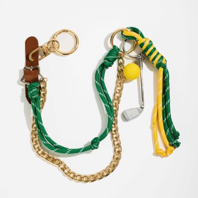 golf chain bag charm