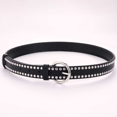 black studded belt