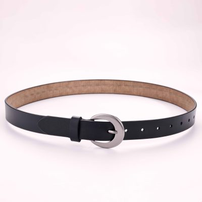 black ring buckle belt