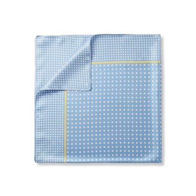 blue polka dot bandana